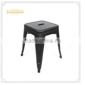 Classic Used Commercial Metal Bar Stool High Chair Cafe Chairs thumbnail-1