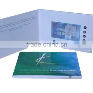 Customized Printing LCD Video Business Card 4.3inch Video Brochure thumbnail-3