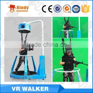 2016 CE Newest Most Profitable Virtual Reality Treadmill Simulator 9D VR Walker Quality Choice thumbnail-1