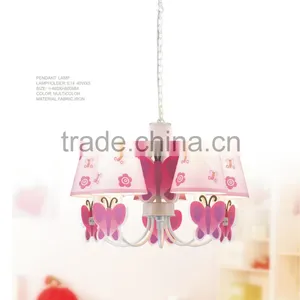 5 Light Butterfly Capiz Ceiling Pendant Lamp for Kids Children Room ST8069 thumbnail-1