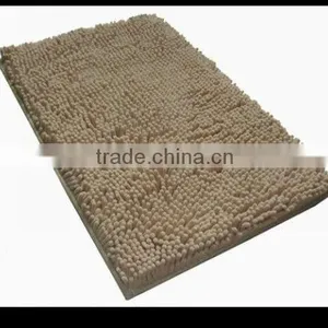 Chenille High Pile Floor Mat With Pvc Anti Slip Base thumbnail-2