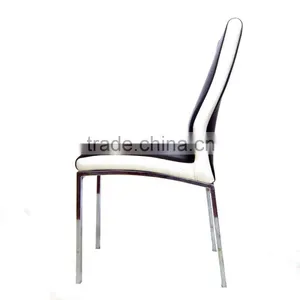Dining Room Chair Upholstery Black Leather MG-C321 thumbnail-2