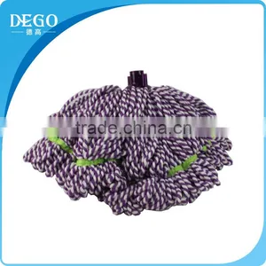 DEGO Cangnan Factory 150g Cotton Material Circular Mop With Plastic Screw Head thumbnail-1