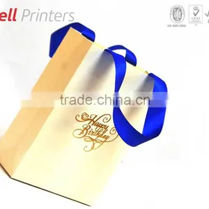 Luxury Gift Paper Bag With Gold Stamping From India thumbnail-1