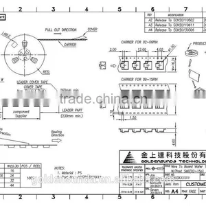1.25mm Pitch 20, 25, 30 Pin Available SMT Wire to Board 30 Pin Connector thumbnail-5