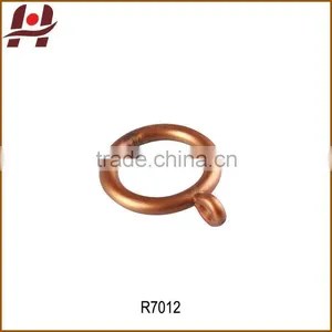 R7012-metal Iron Zinc Alloy Square Round Window Curtain Rod Pole Pipe Rings Clips thumbnail-1