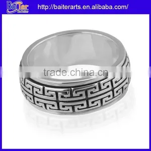 Men And Women Polished Solid Pure 999 Sterling Silver Vintage Engagement Band Rings thumbnail-4