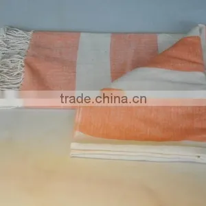 100% Cotton Turkish Towel Bath Hamam Fouta Peshtemal Pestemal Towel thumbnail-6