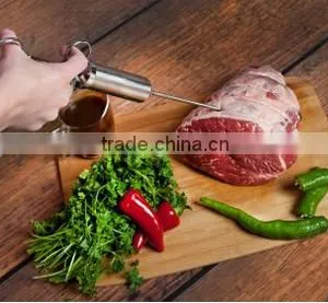 Eco Friendly 304 Stainless-Steel Seasoning Liquid Injector Barbecue Meat Marinade Injector thumbnail-4