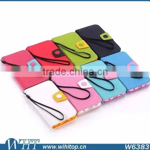 Fashion Korean Style Magnetic Flip Leather Case Stand Wallet Holster For Samsung Galaxy S6 G9200 thumbnail-2