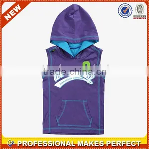 Cotton Pullover Kids Hooded Top(YCT-B0653) thumbnail-1