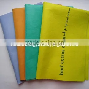 50x70cm Logo Printed Germany Nonwoven Floor Mop Cloth ( Viscose/polyester) thumbnail-1