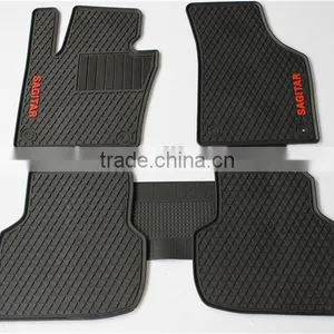 Black All Weather 3D Rubber Floor Mats 5 PC for Car Truck SUV for VW Sagitar thumbnail-4