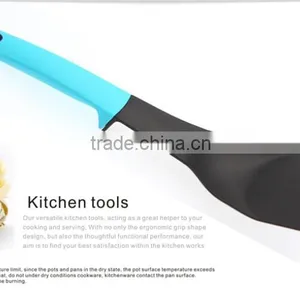 New FDA Grade Nylon Kitchen Utensil Set for 3 Pcs With TPR Handle and Include Holder thumbnail-4