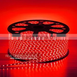 Waterproof Red Flexible 220V 3528 SMD LED Strip Lights For Outdoor Use thumbnail-1