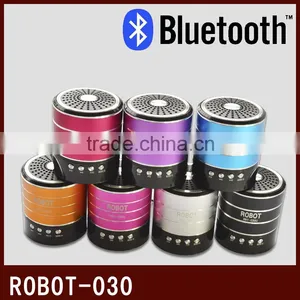 Robot-030u Portable Bluetooth Speaker,with USB Dicsks,fm Radio,mini TF Card Speaker thumbnail-1