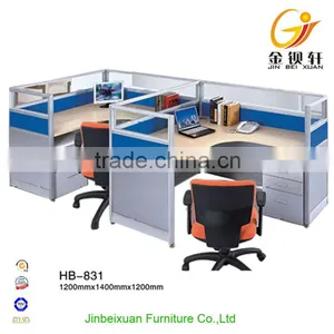 Fashion Style Design Staff Desk Office Workstation HB-824 thumbnail-3