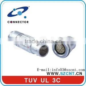 12pins Metal Push Pull 1B Connector Socket and Plug Standard Self-latching Multipole Connectors thumbnail-1