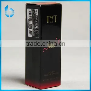 Art Paper Printed Red Inside With Glossy Lamination Package Box for the True Color Image Lipstick thumbnail-1