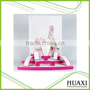 Huaxin 2016 Wood Acrylic Jewelry Display Glossy Fashion Stands thumbnail-1
