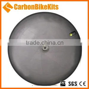 CBK Ultra Light Toray T700 700c Road Track Carbon Disc Wheel Clincher DIS-WC thumbnail-4