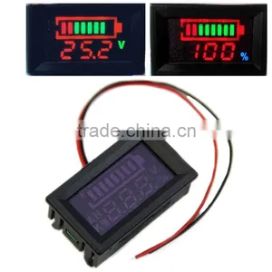 Hot Selling 12-96v Digital Acid Lead/Lithium/NiMH Battery Capacity Indicator Tester and Voltmeter/voltage Monitor thumbnail-1