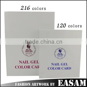 120 216 308 Colors Nail Gel Polish Color Chart Book thumbnail-1