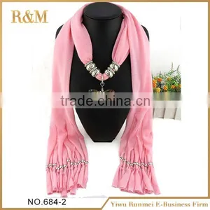 Factory Supplier Newest Custom Design Jewelry Pendant Scarf With Good Offer thumbnail-2