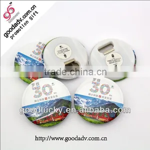 Beer Promotional Gift Color Print Advertising Logo Beer Bottle Opener With Magnet thumbnail-1
