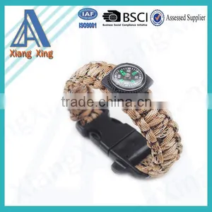 HOT SALE PARACORD SURVIVAL BRACELET thumbnail-3