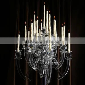 Wholesale Tall Crystal Candle Holder Centerpieces From thumbnail-5