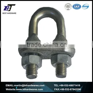 ITALIAN TYPE DROP FORGED WIRE ROPE CLIP thumbnail-1
