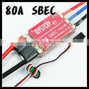 Mystery Topspeed 80A SBEC Brushless ESC Programable Speed Control ESC thumbnail-1