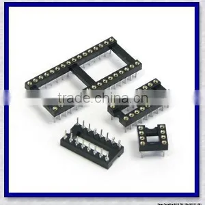 8P/16P/24P/32P Dip 2.54mm Pitch IC Socket Wire-Wrap Solder Type thumbnail-1