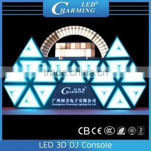 Madrix Control Triangle Led dj Bar Table, dj Display for Club/bar/show thumbnail-1