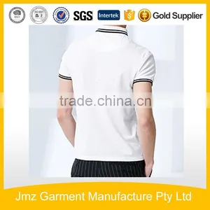 Custom Simple Basic Cotton Men Polo Shirt OEM New Design Low MOQ Factory in China thumbnail-3