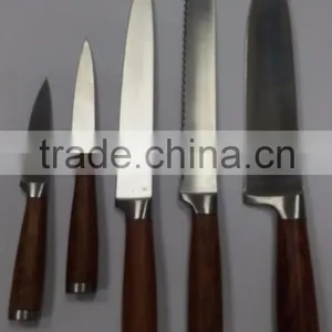 High-end Color Wood Handle 7 Sets of Knives thumbnail-4