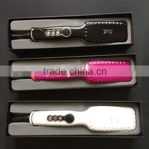 Ceramic Brush Hair Straightener LCD and MCH Heater WhatsApp 008613509227307 thumbnail-5