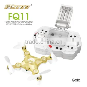 FQ777 FQ11 Wifi FPV With Foldable 3D Mini 2.4G 4CH 6 Axis Headless Mode RC Quadcopter RTF thumbnail-2