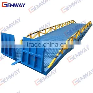 15t Heavy Duty Hydraulic Mobile Loading Yard Ramp for Sale thumbnail-3