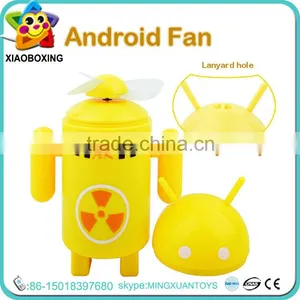 Cartoon Design Plastic Portable 12v dc Electric Charge Fan Toys for Kids thumbnail-2