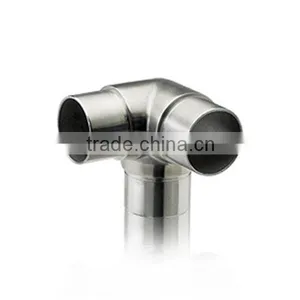 Stainless Steel Railing Flush Angle Stainless Steel 90 Degree Tube Connector thumbnail-1