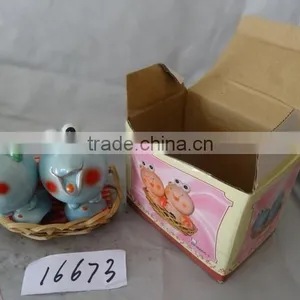 Ceramic Frog Salt and Pepper Shaker Custom Design thumbnail-2