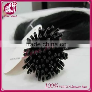Wholesale Top Quality 6A Brazilian Virgin Human 10-30 Inch i Tip Hair Extension Lowest Price thumbnail-4