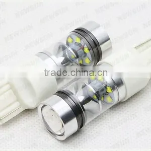 15SMD C Ree XBD T20 Singal Contact LED Bulbs For Front / Rear Turn Signal Lights 12V White Auto Parking Car Drl Fog Light thumbnail-2