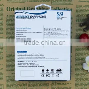 Bluetooth Headset Factory 2016 New Products for Mobile Phone. Wireless Earphone.Hot Sale Sport Bluetooth Earbud thumbnail-3