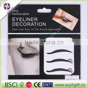 Black Eye Line Waterproof Art Tattoos Temporary Stickers For Women DIY Decorations Fake Body Art Makeup EyeLiner thumbnail-2
