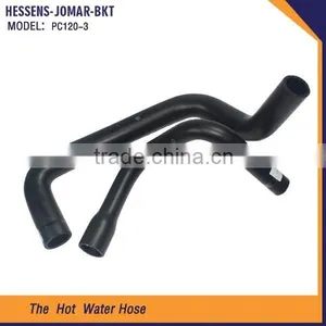 High Quality Black Rubber Water Pump Hose for Excavator PC120-3 thumbnail-1