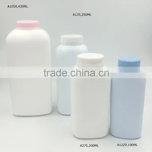 250ml Empty Talc Powder Bottle Baby Powder Square Refillable Powder Bottle thumbnail-3