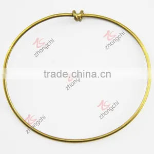 Alloy Metal Adjustable Custom Logo Charms Bracelet thumbnail-2